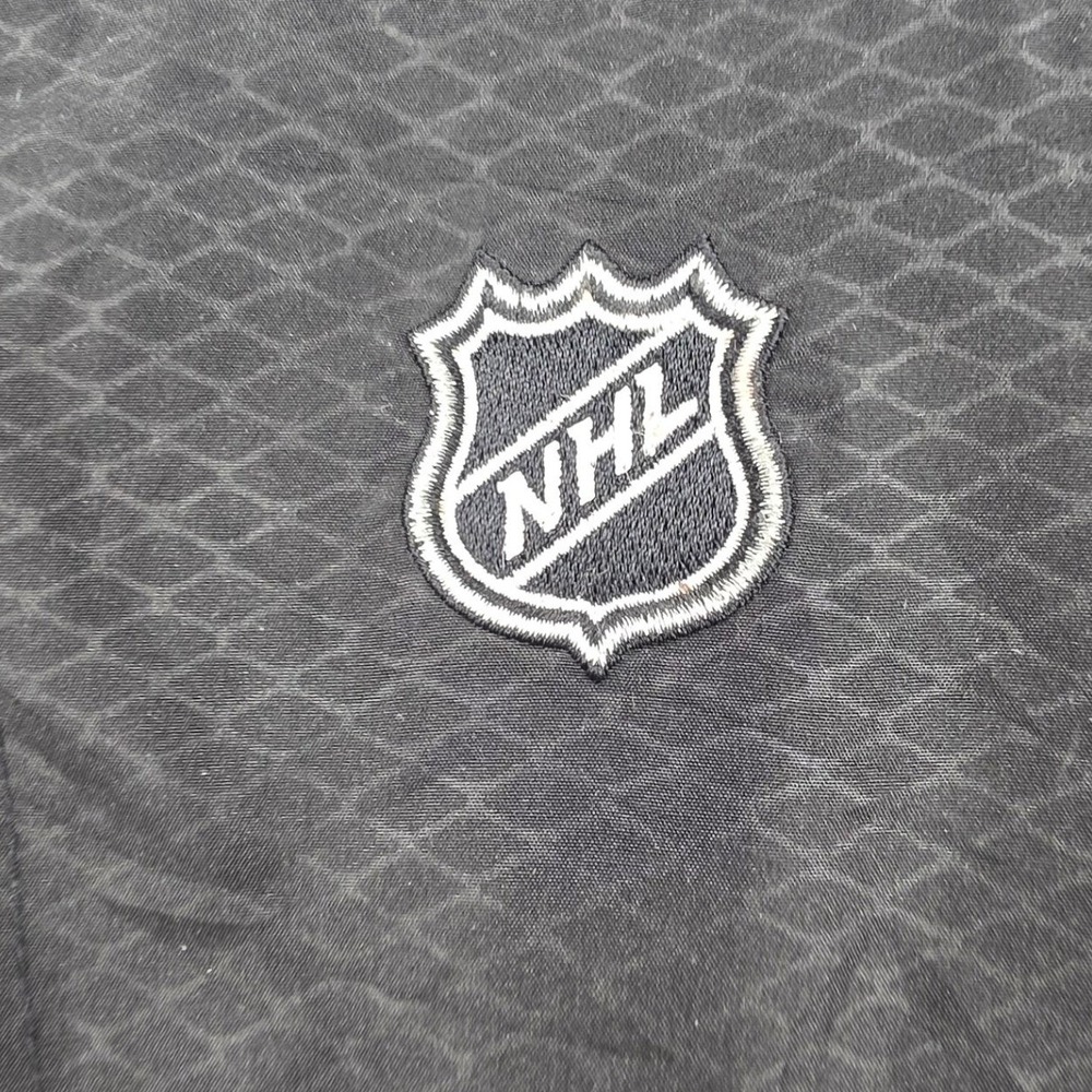 REEKBOK CENTER ICE BOSTON BRUINS 1/4 Zip WINDBREAKER MENS MEDIUM BLACK YELLOW - Picture 10 of 15